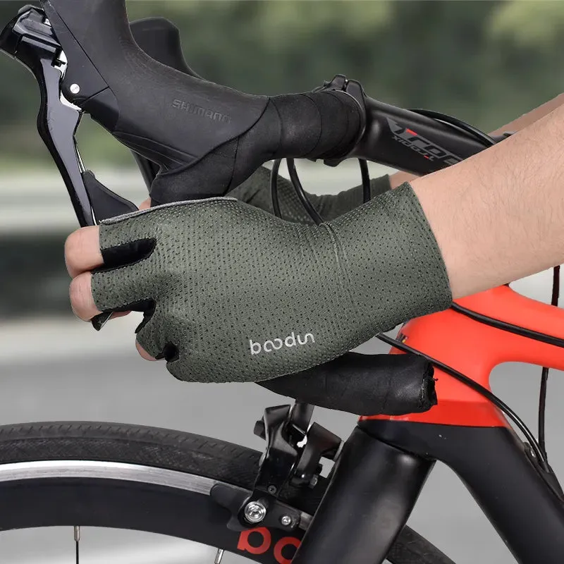 1670long cuff cycling gloves with mesh micofiber and zip thread sunscreen bike gloves