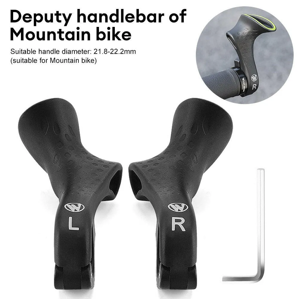 22.2mm Mountain Bike Handlebar Nylon Handle Bar Grips MTB Cover Bicycle Bar Ends Handle Ergonomic Handlebar Extender Accessories