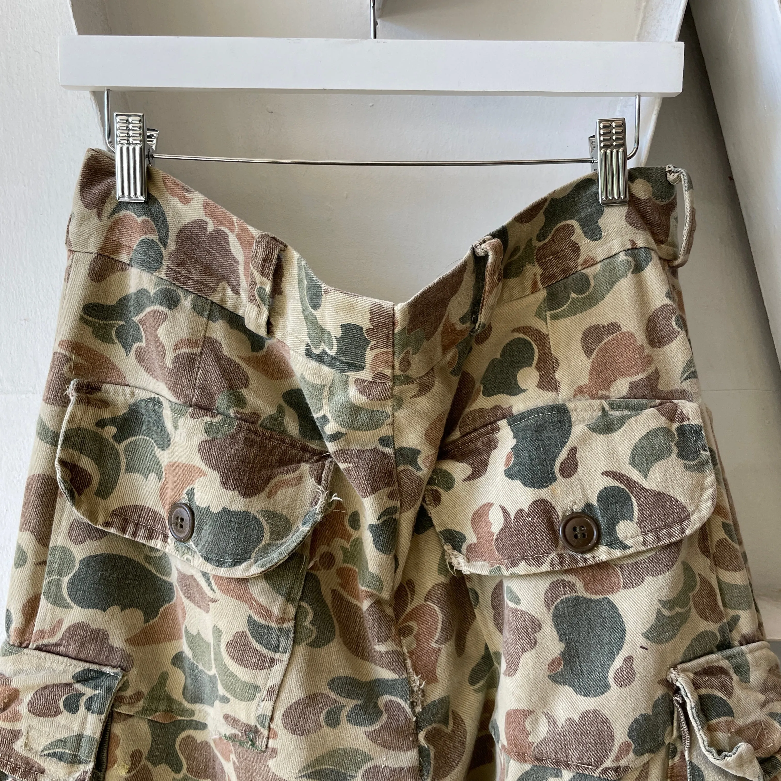 70’s Homemade Camo Trousers - 33" x 29.5”