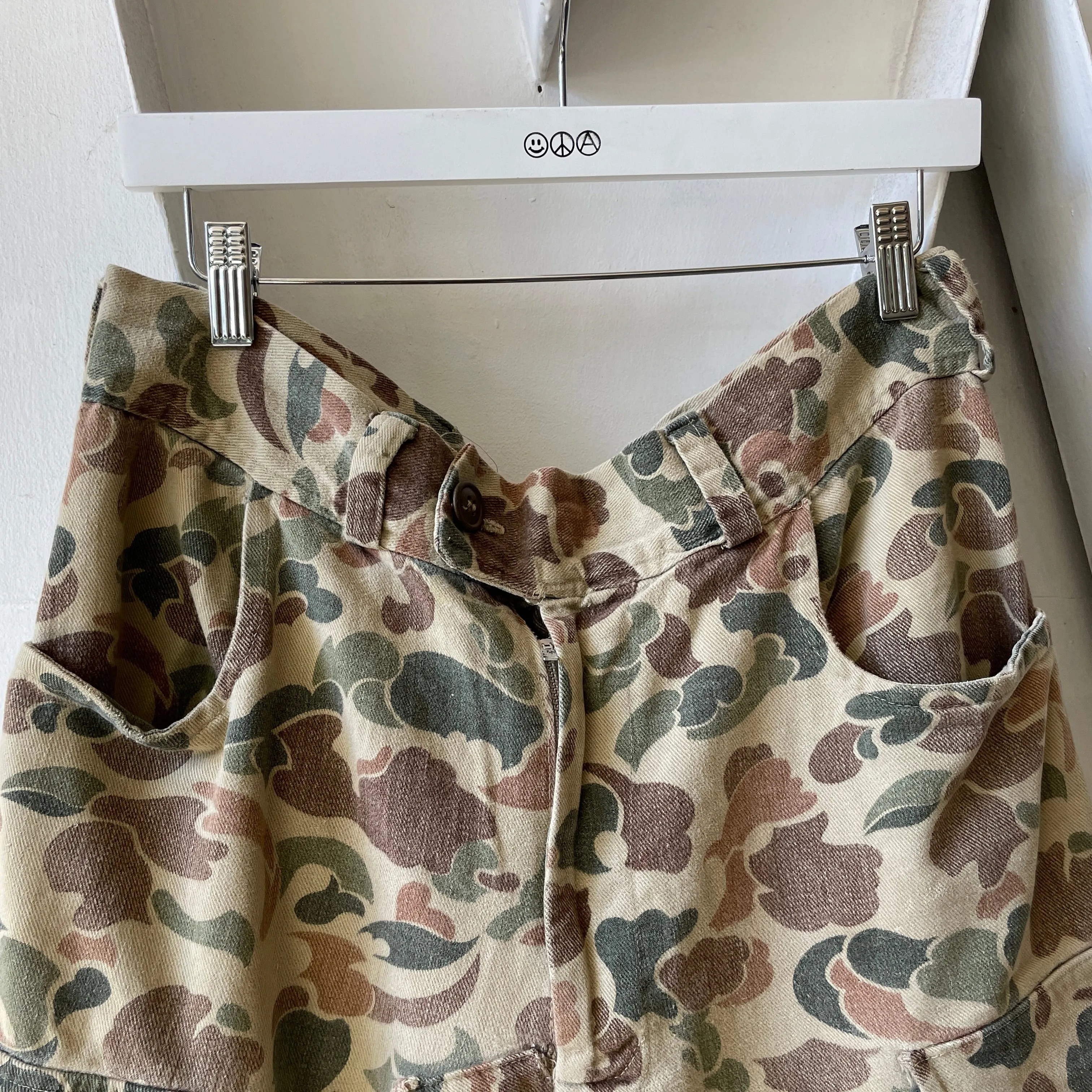 70’s Homemade Camo Trousers - 33" x 29.5”