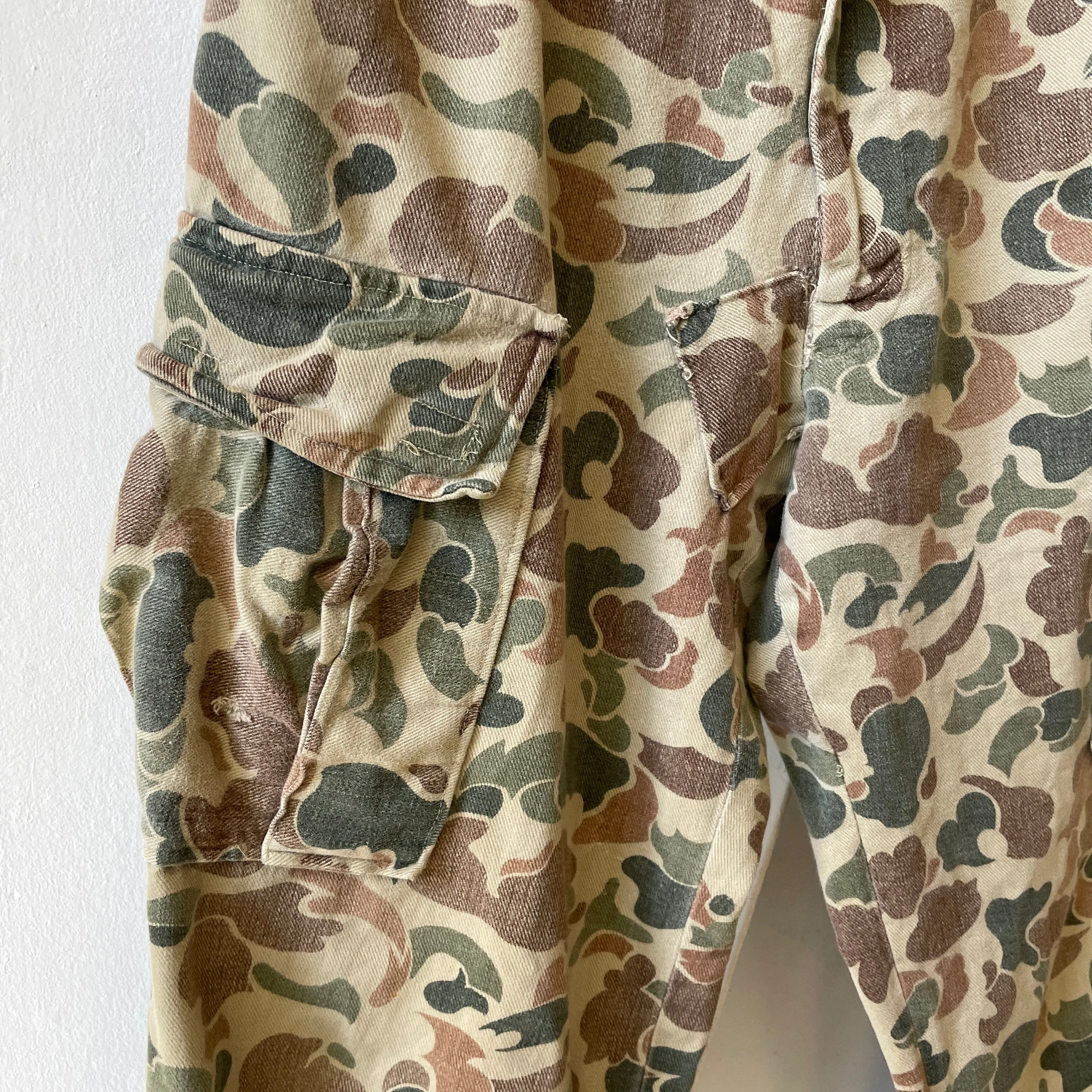 70’s Homemade Camo Trousers - 33" x 29.5”