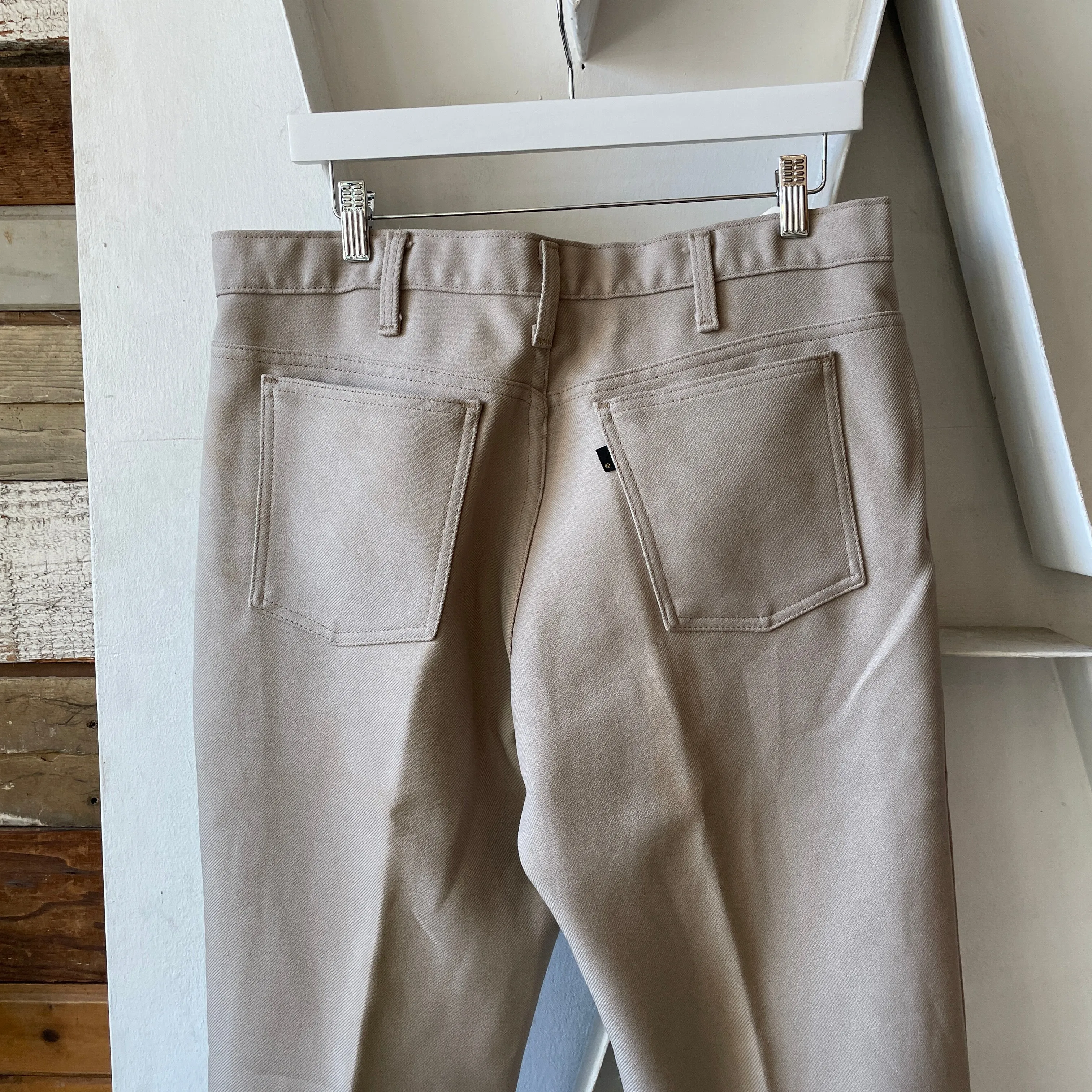 80’s Levi’s Poly Slacks - 34” x 32”