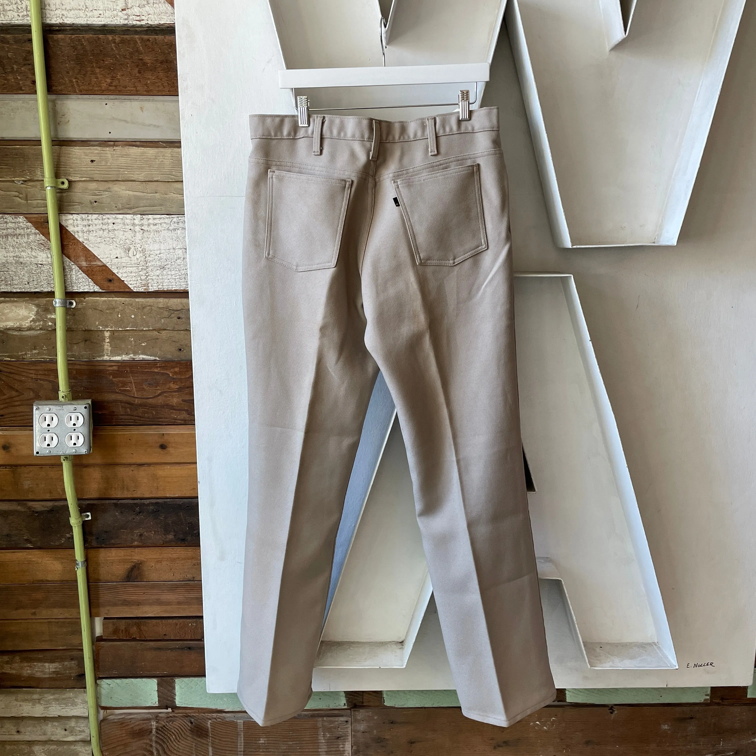 80’s Levi’s Poly Slacks - 34” x 32”