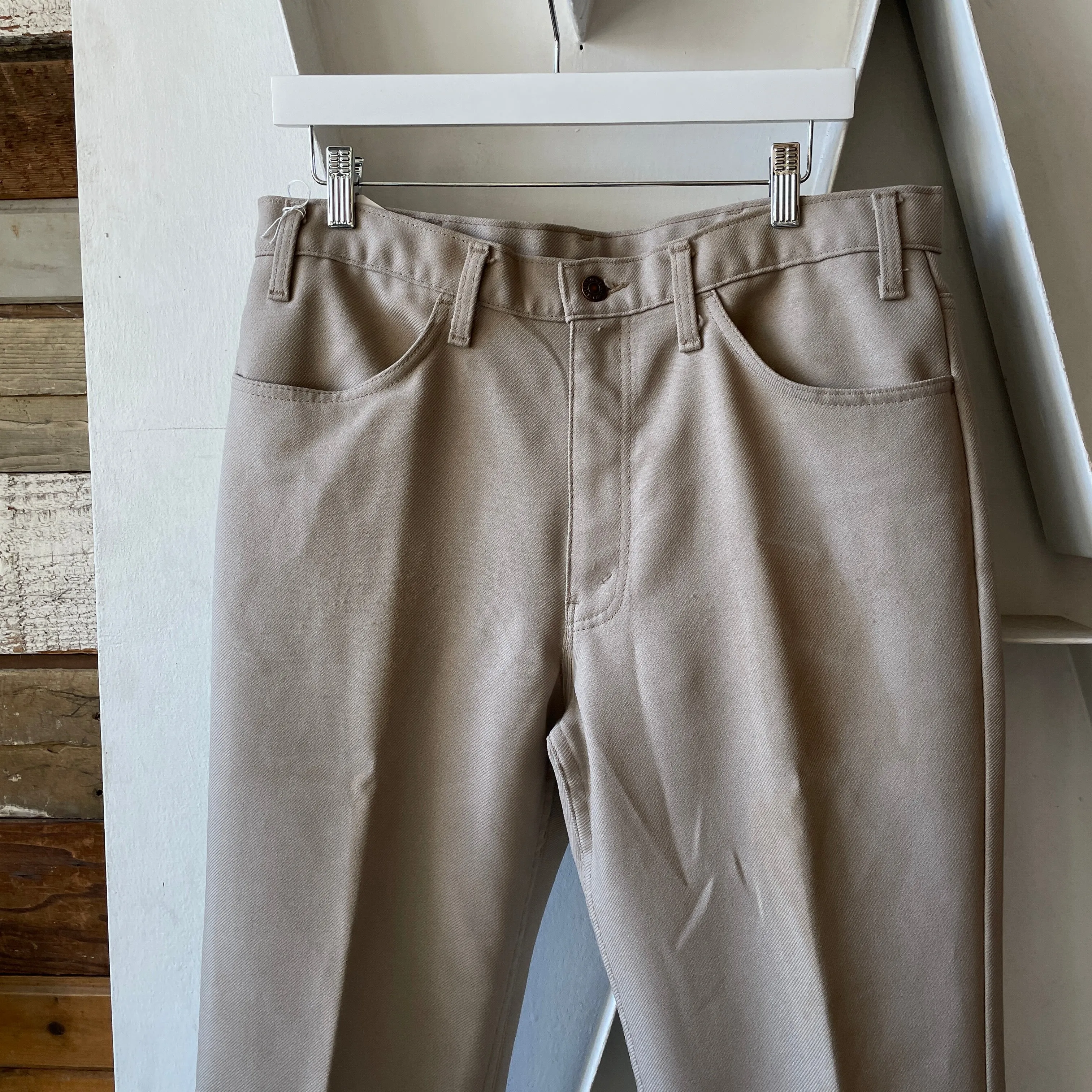 80’s Levi’s Poly Slacks - 34” x 32”