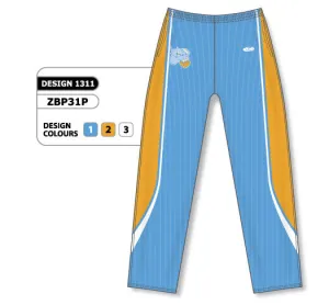 Athletic Knit Custom Sublimated Basketball Warm Up Pant Design 1311