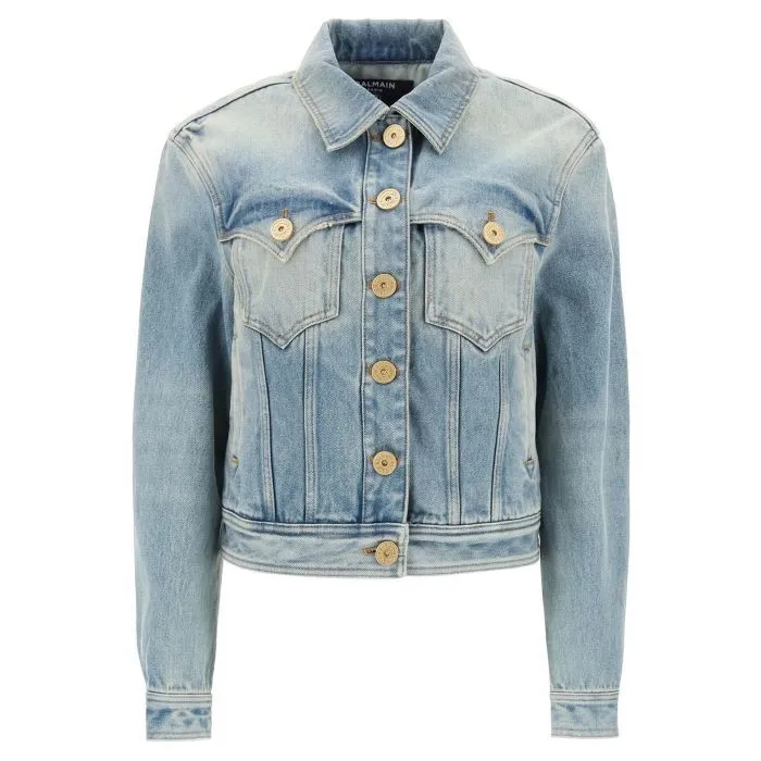 Balmain western denim jacket