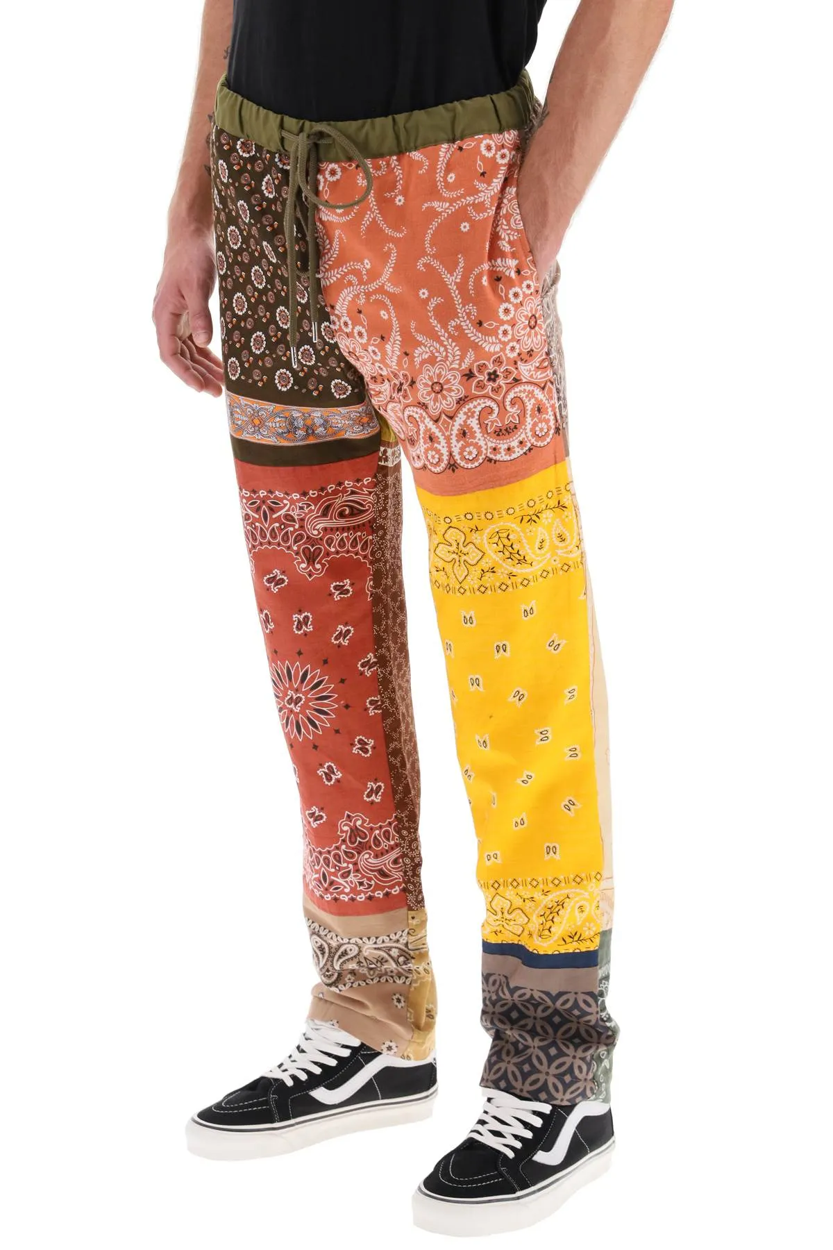 bandana patchwork pants