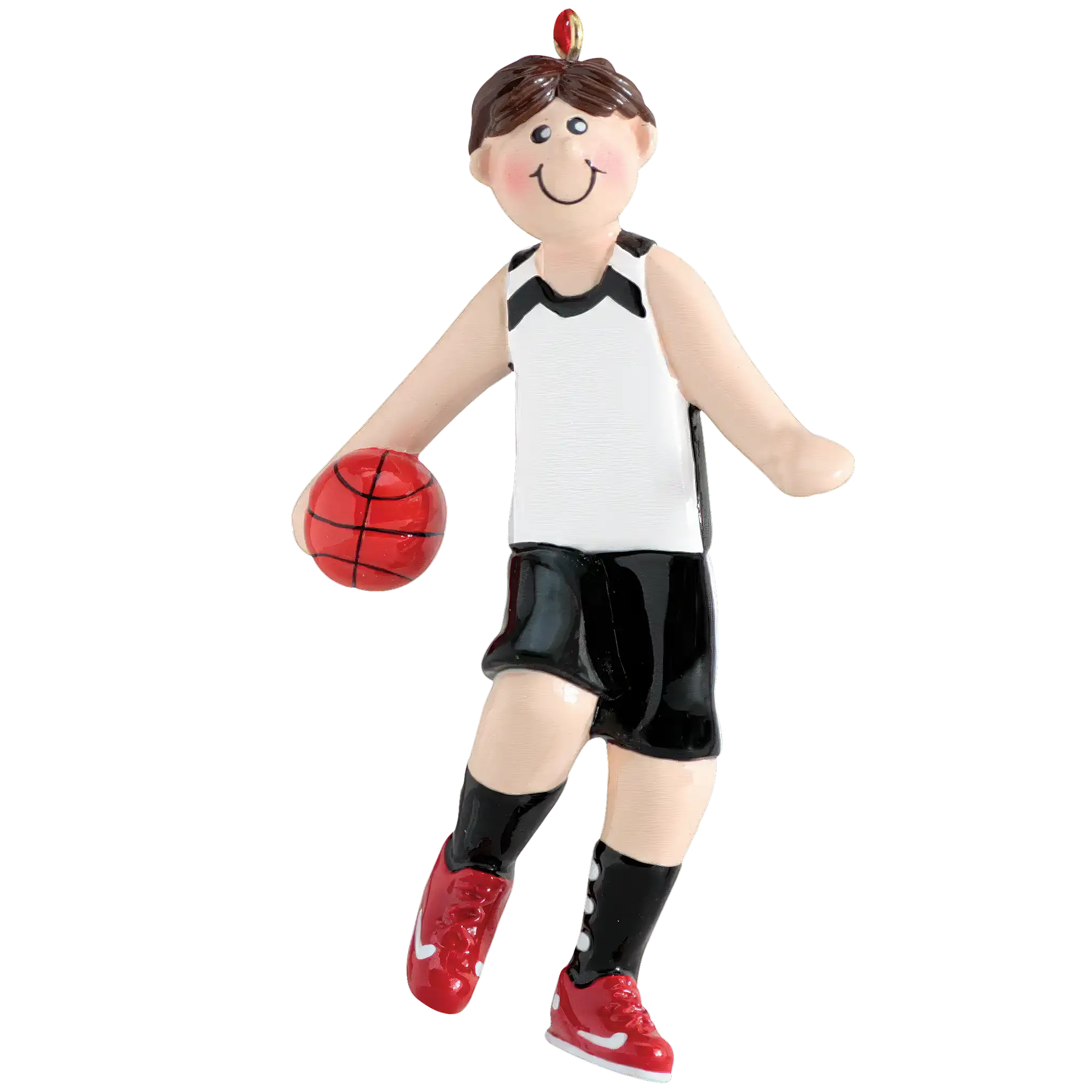 Basketball Boy Christmas Ornament