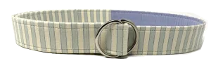 Blue Ivory Bar Stripe