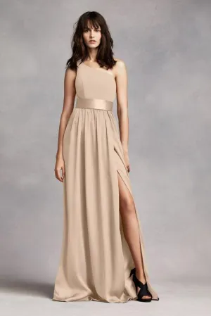 Brown Side-Slit Gown