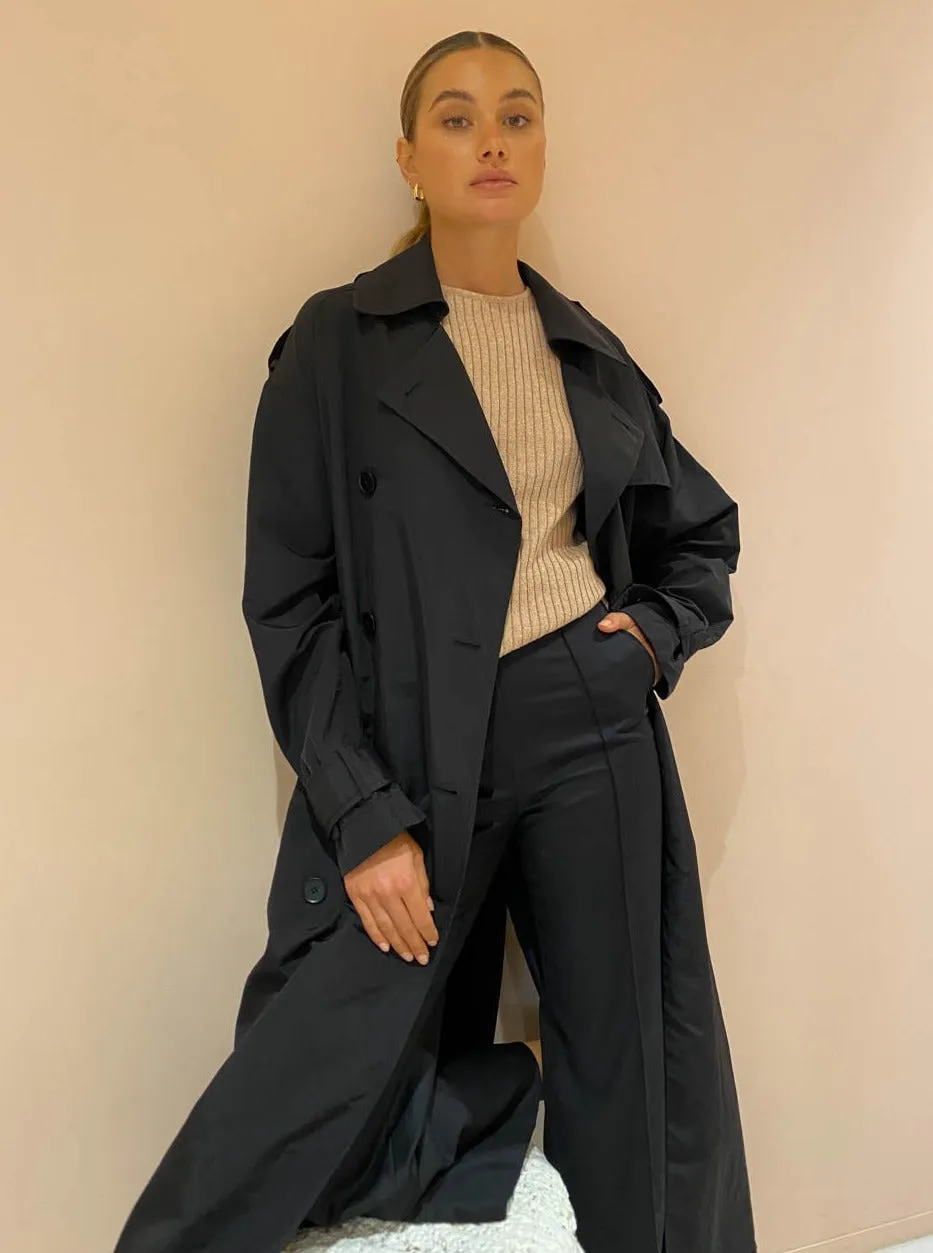 Camilla and Marc Al Trench in Black