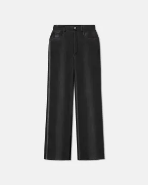 Camma - Straight Leg Trousers - Black