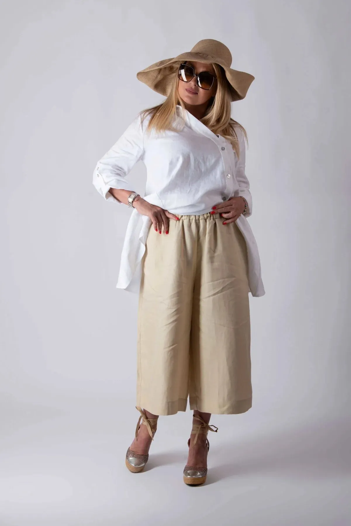 CAPRI Elegant Linen Pants