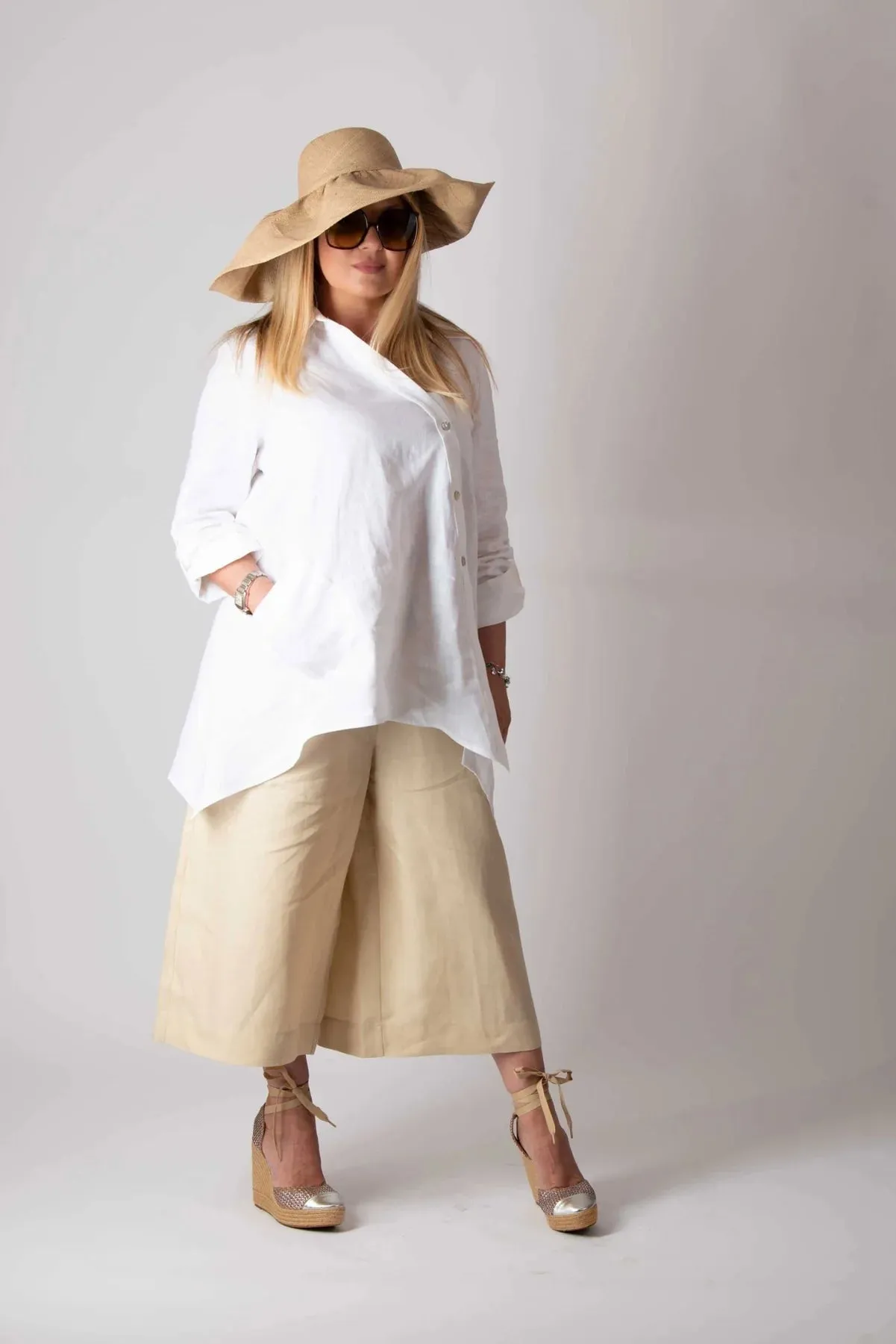 CAPRI Elegant Linen Pants