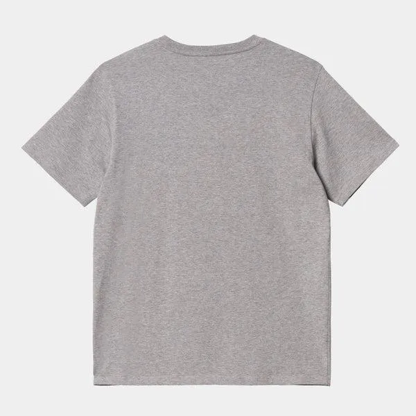 Carhartt WIP S/S Pocket T-Shirt Grey Heather