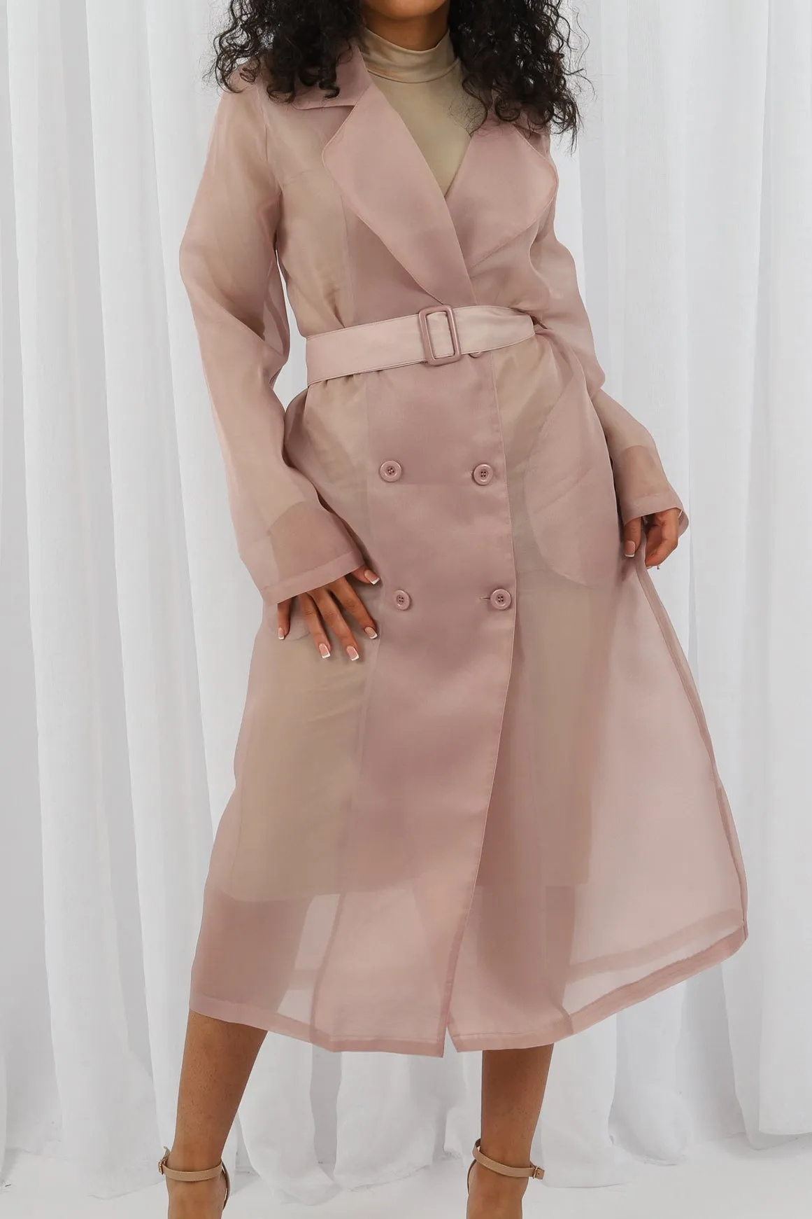 Charmaine Sheer Trench