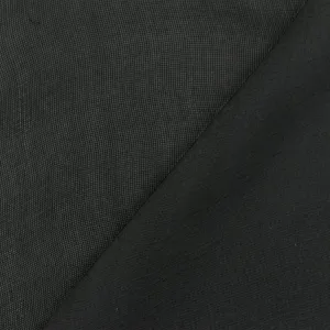 Classic Black Silk Yoryu Woven Fabric