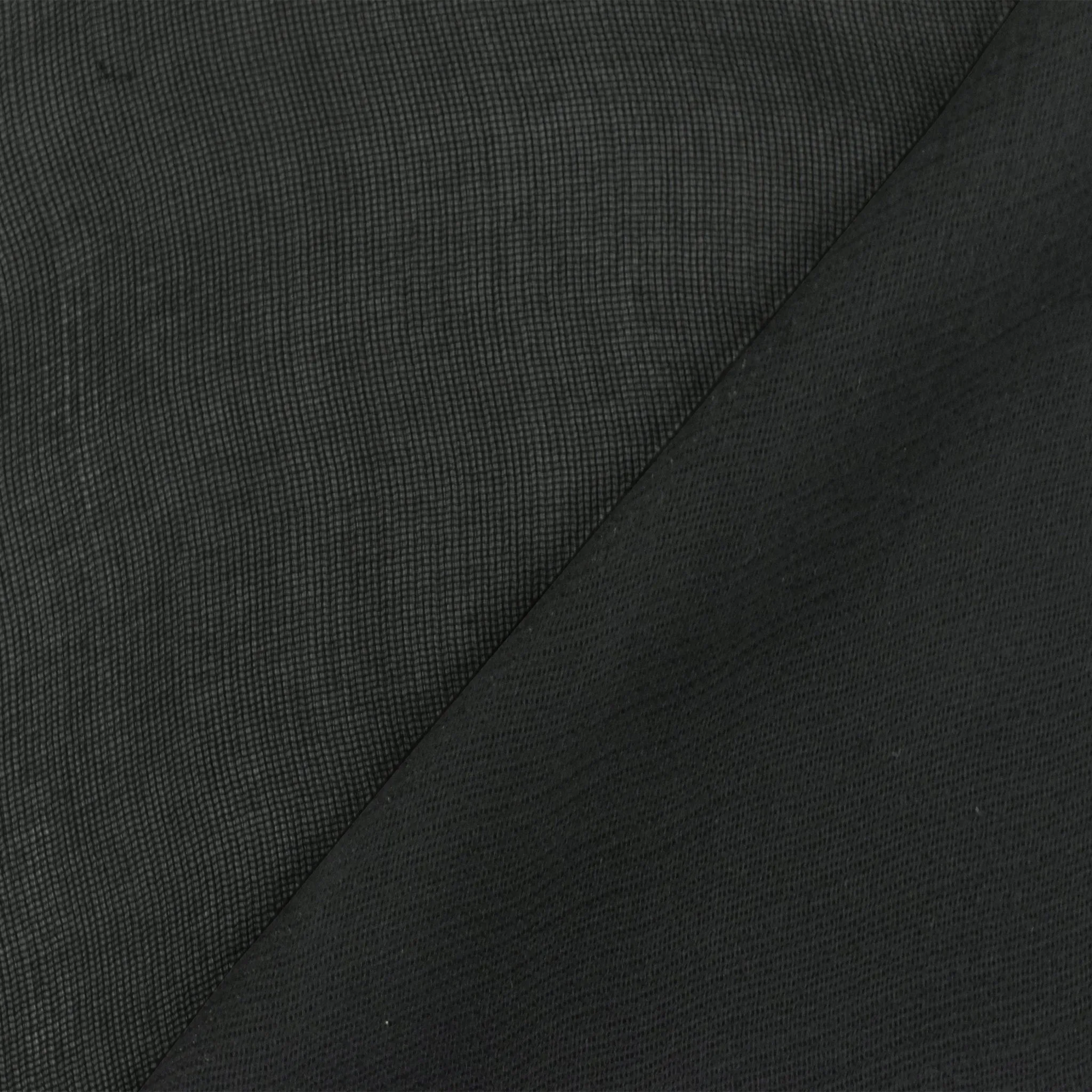 Classic Black Silk Yoryu Woven Fabric