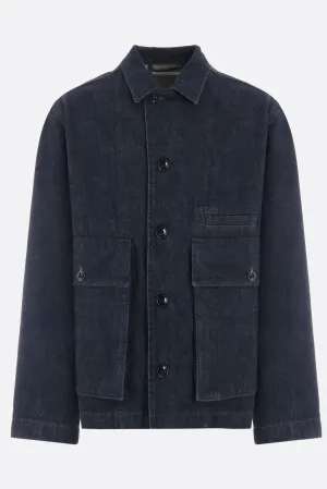 Classic Workwear Pattern Denim Jacket