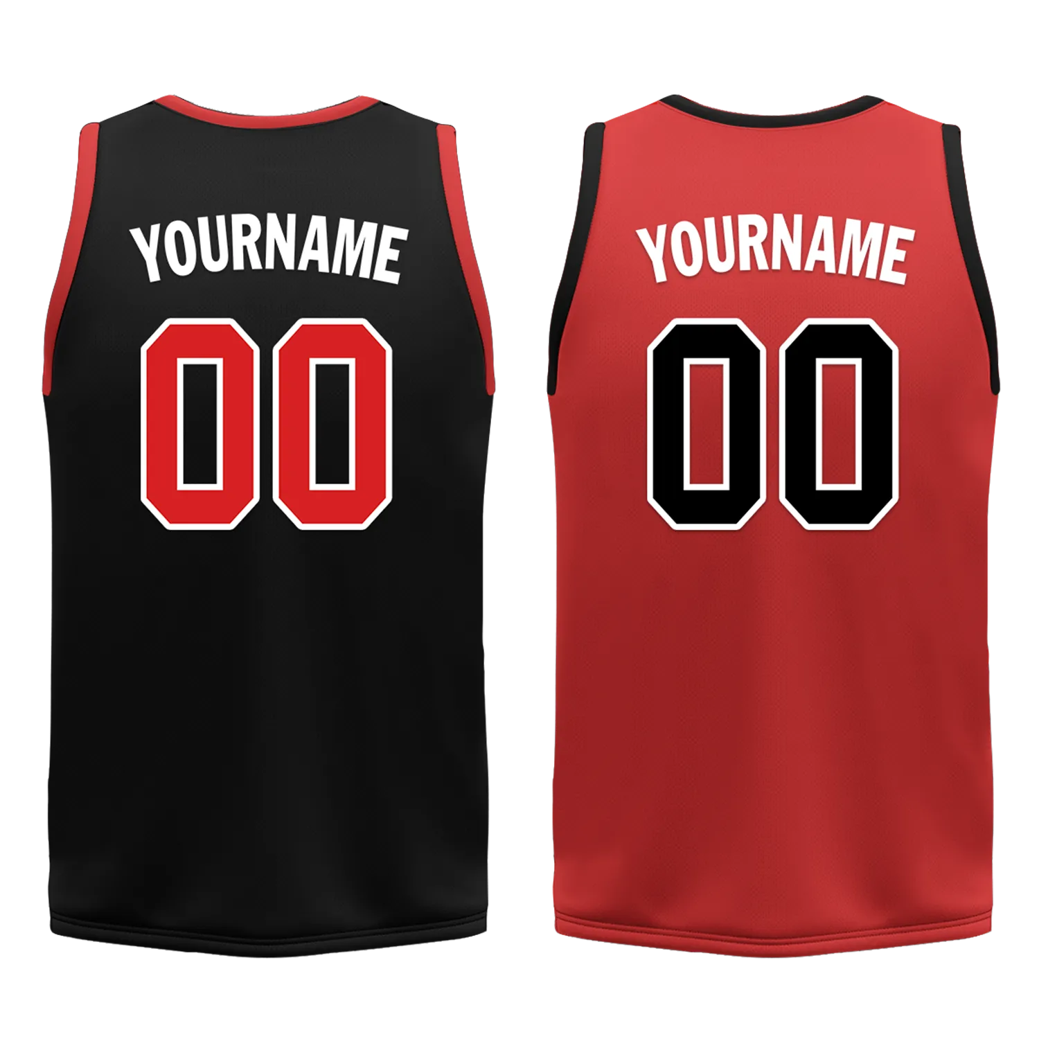 Custom Black White Classic Style Reversible Basketball Uniform Personalized Ordinary BBJR-D017006