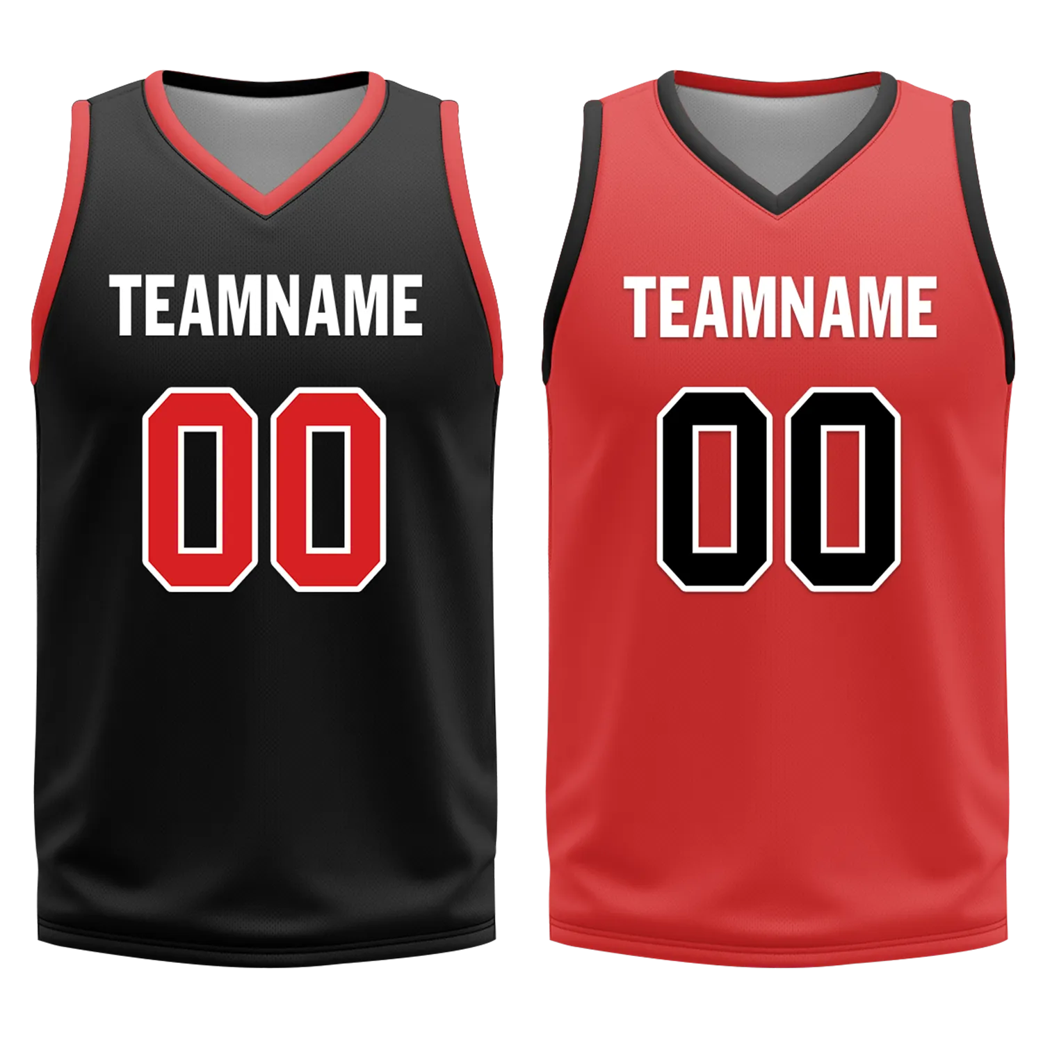 Custom Black White Classic Style Reversible Basketball Uniform Personalized Ordinary BBJR-D017006