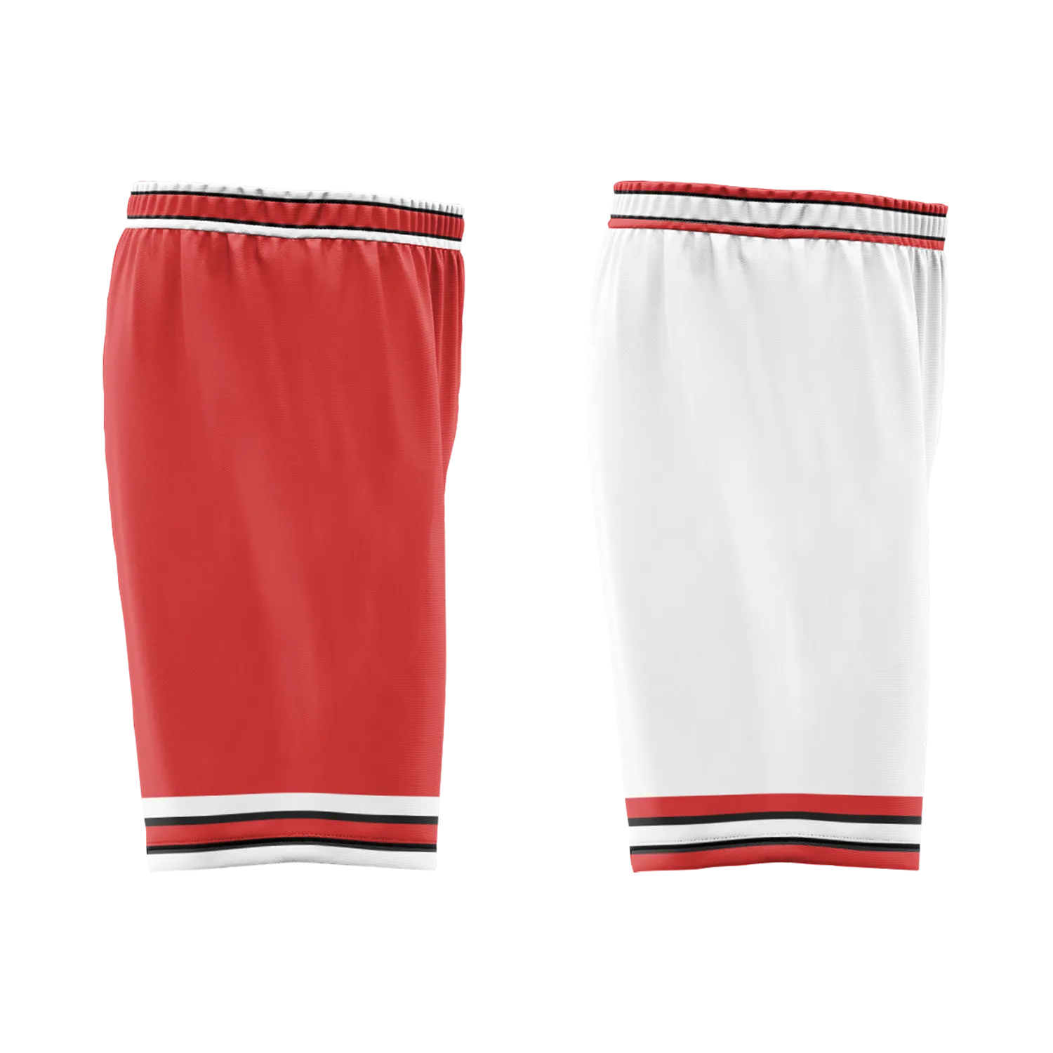 Custom Red White Classic Style Reversible Basketball Uniform Personalized BBJR-D017005