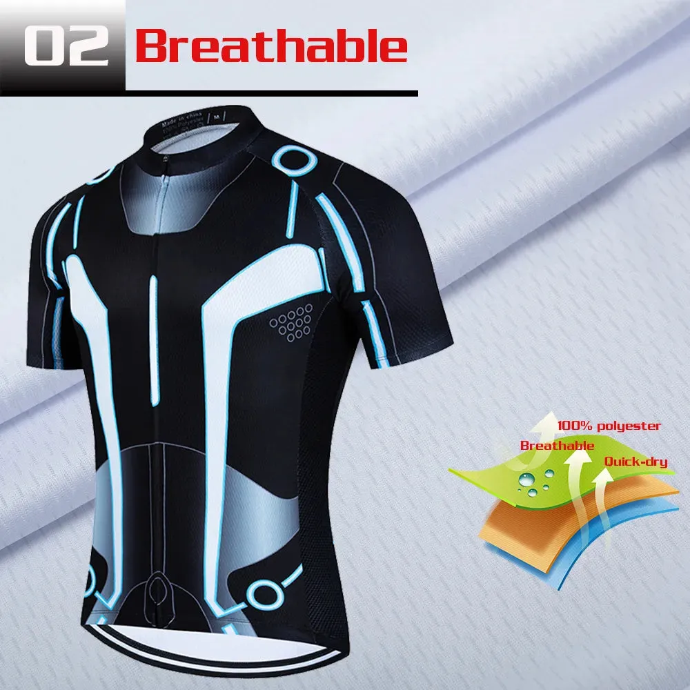 Cycling Jersey Set 2023 Men Summer Cycling Clothing Road Bike Shirts Suit Bicycle Bib Shorts MTB Ropa Ciclismo Maillot