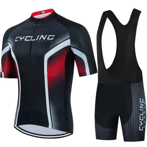 CYKLOPEDIA Cycling Jersey Sets Cycling Bicycle Suit Bicycle Short Sleeve Cycling Clothing Bike Maillot Cycling Jersey Bib Shorts