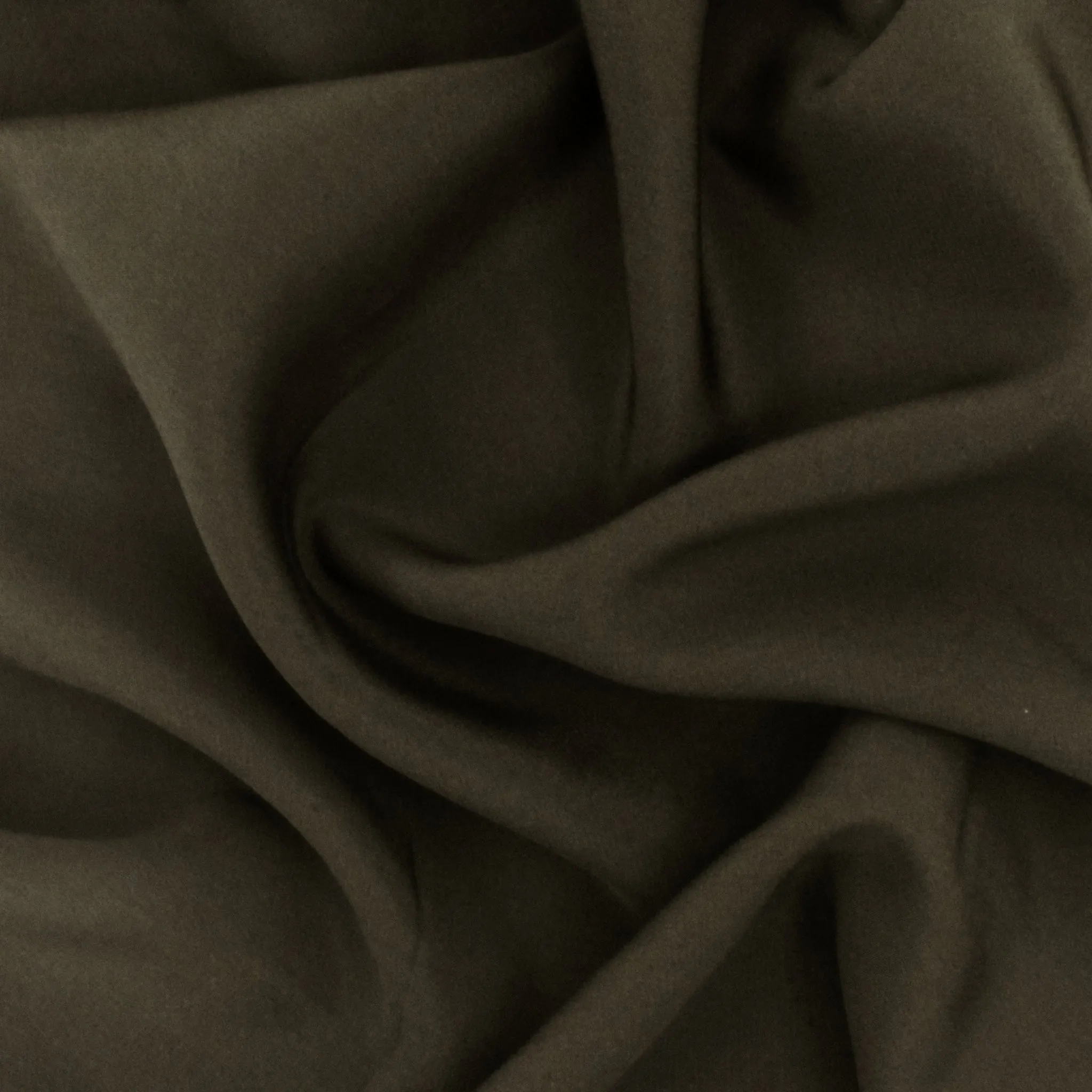 Deep Brown Silk Crepe De Chine Fabric