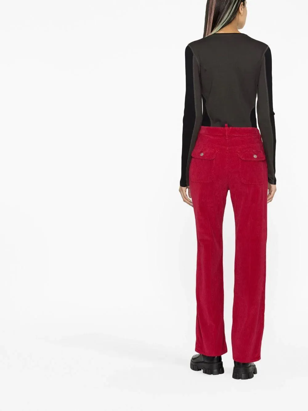 DSQUARED2 corduroy straight-leg jeans