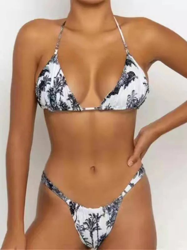 Essential 2 Piece Solid Swimwear - Wireless Bra and Bikini