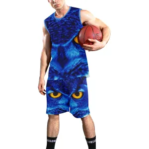 FLASHY BLUE OWL Basketball Uniform