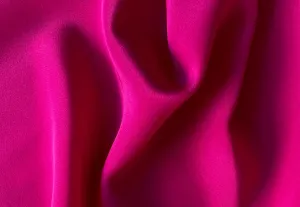 Frolicking Fuchsia Classic Silk Crepe de Chine