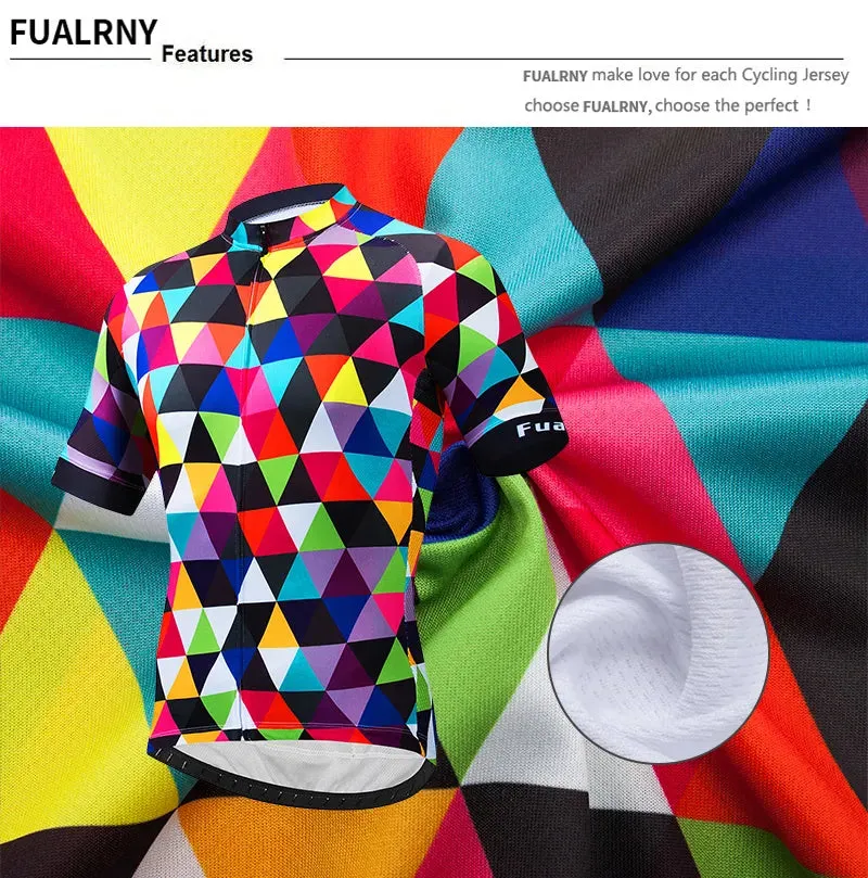 Fualrny New Cycling Jersey Men AERO Bicycle Jersey lightweight Mtb Seamless Process Bike Cycling Clothing Shirt Maillot Ciclismo