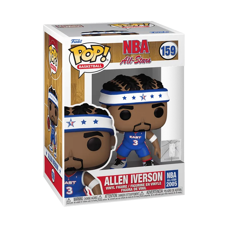 Funko POP! NBA: Legends - Allen Iverson In 2005 (All Star Uniform) Vinyl Figure