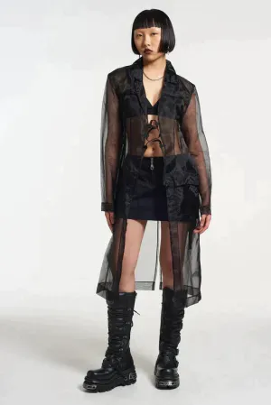 GATEKEEPER ORGANZA TRENCH COAT