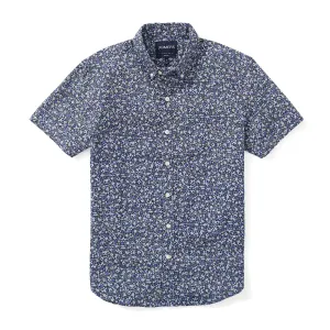 Italian Short Sleeve Shirt - Midnight Vintage Floral