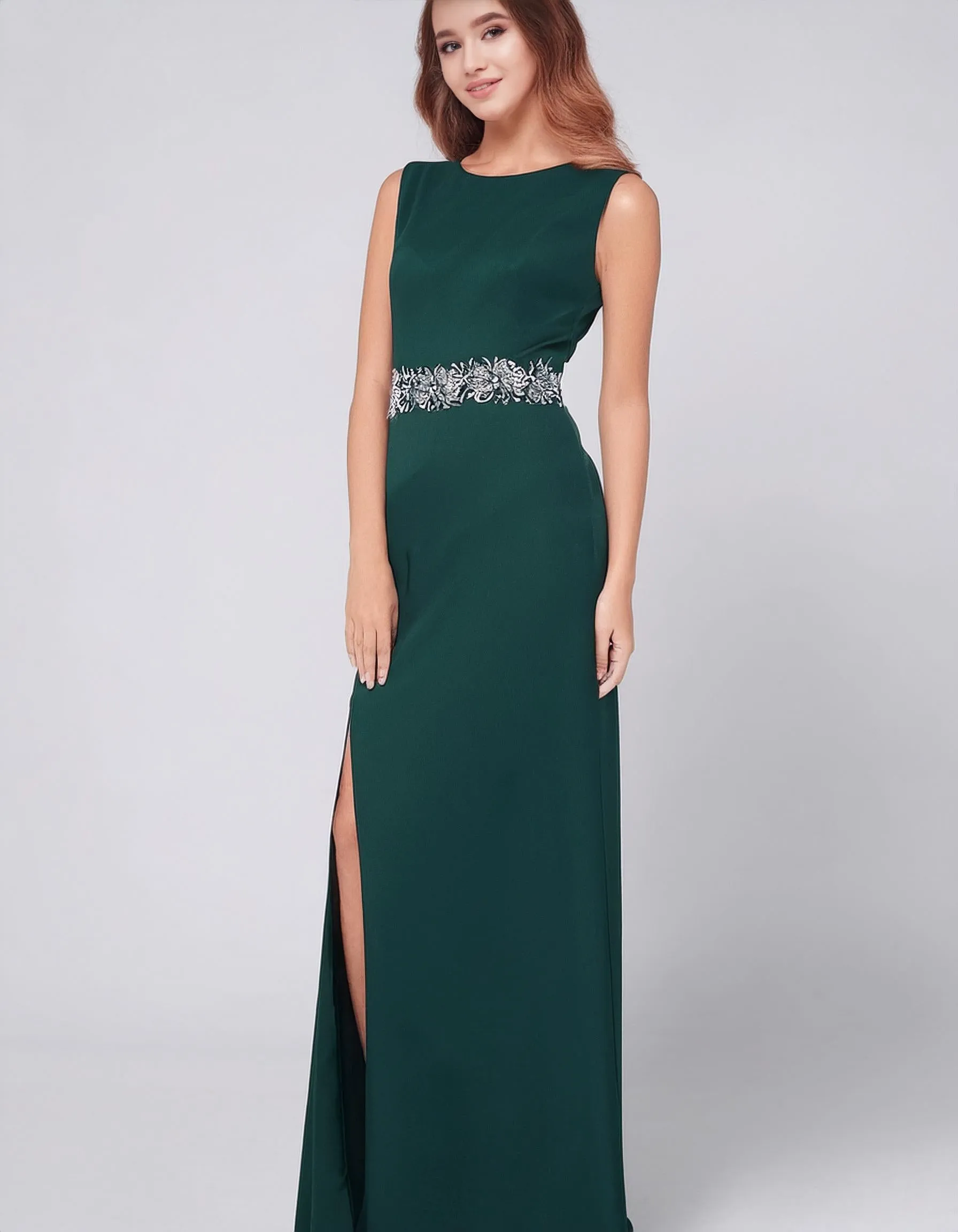 Jade Serene Evening Gown