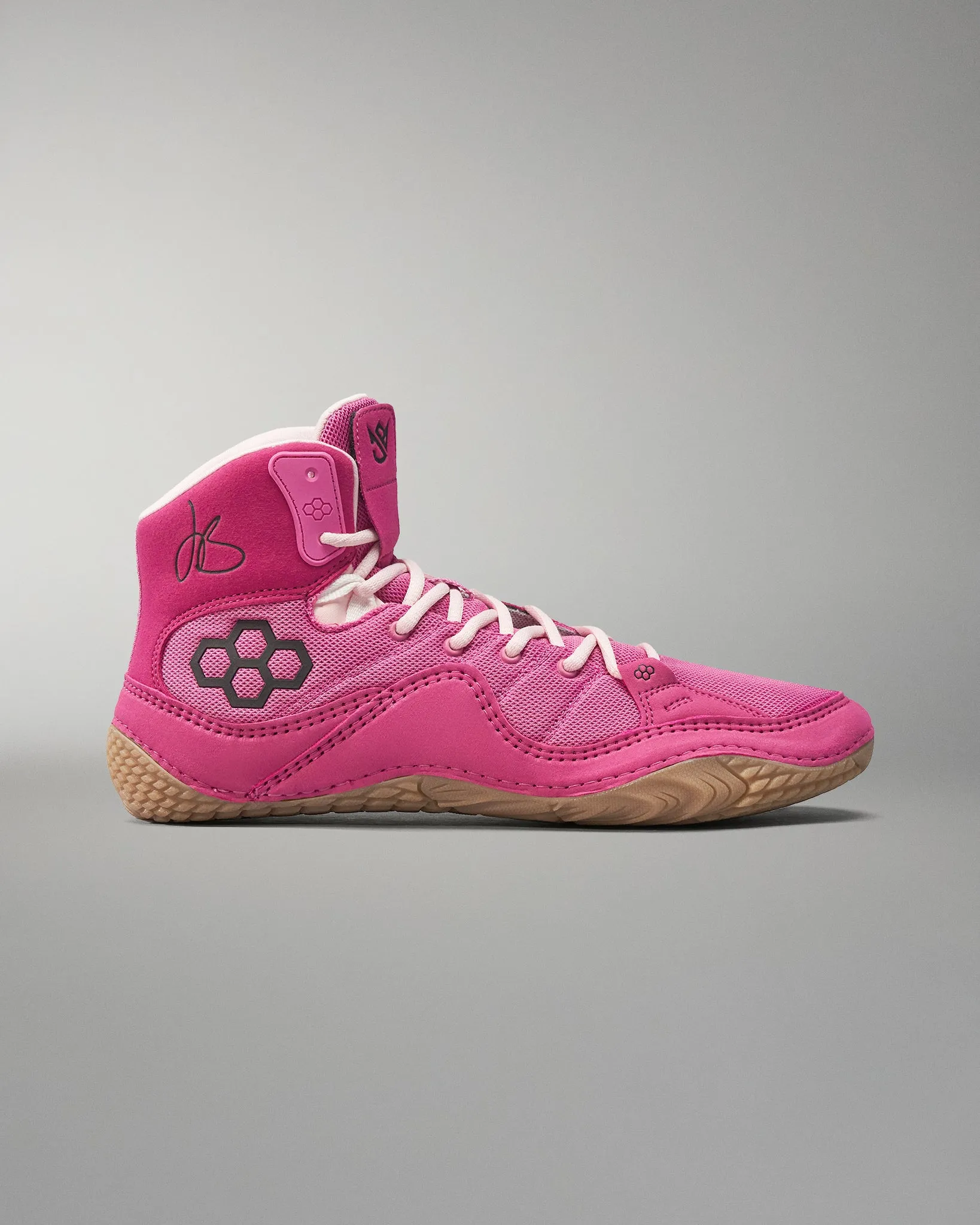 JB1 Adult Wrestling Shoes - Gum Doubles