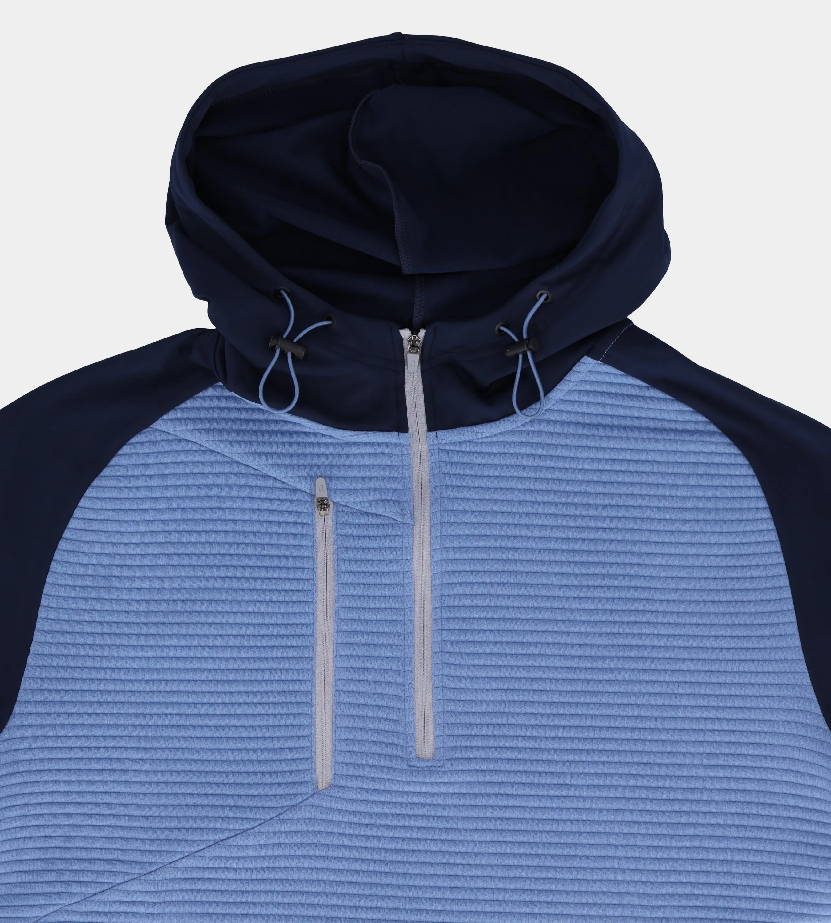 KIDS CONTRAST HOODIE - BLUE