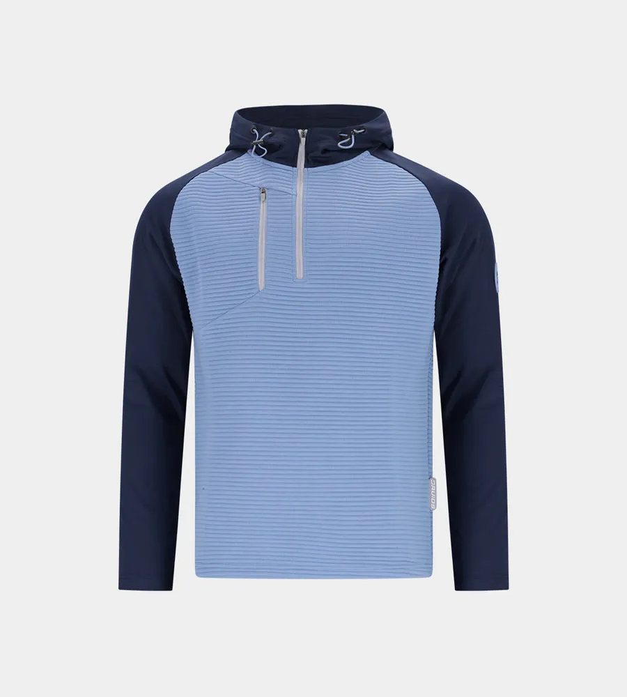 KIDS CONTRAST HOODIE - BLUE