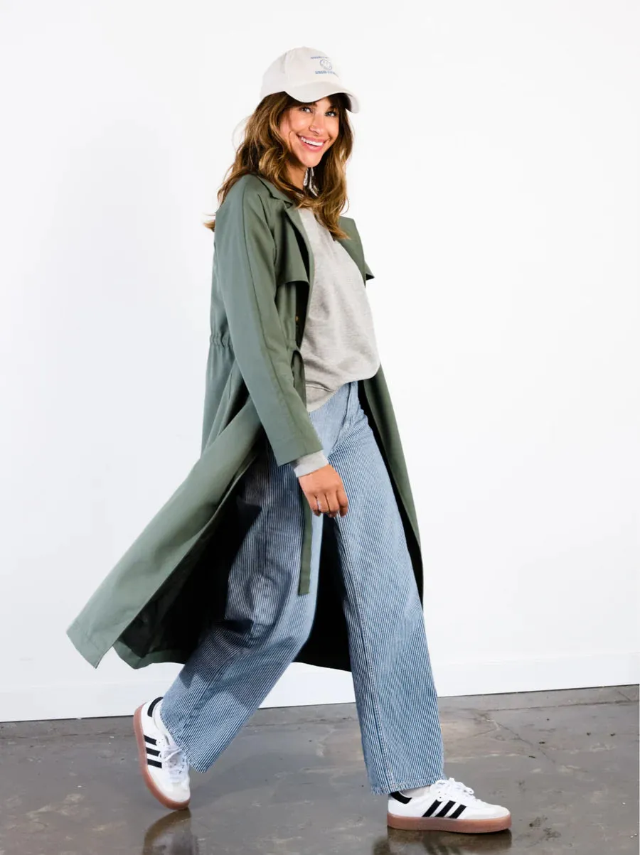 Kimberly Trench in Green