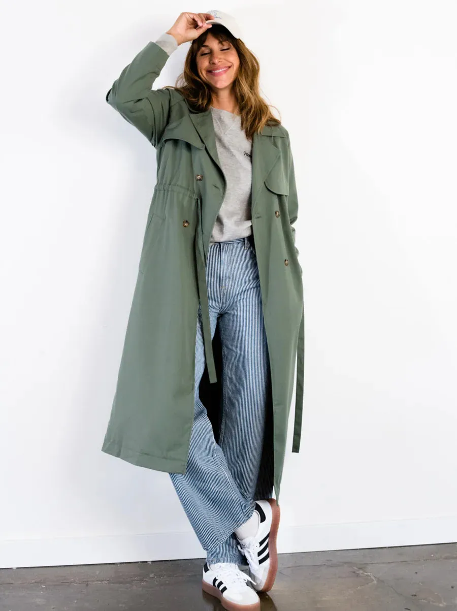 Kimberly Trench in Green