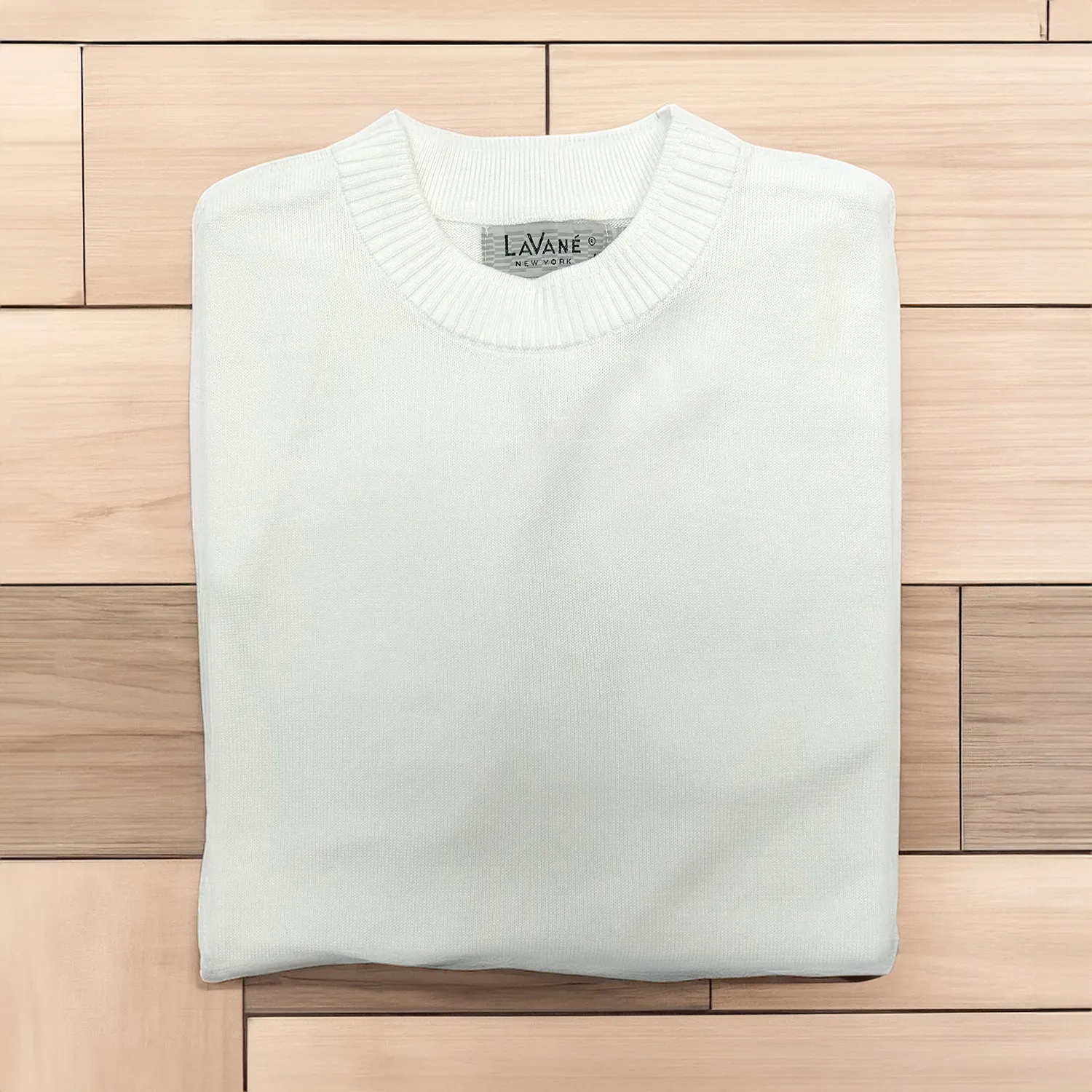 Lavane Short Sleeve Mock Neck Shirt - White