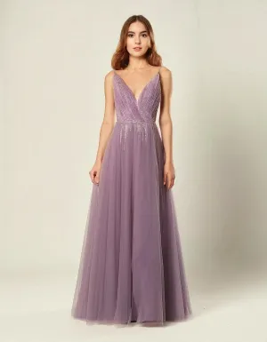 Lavender Mist Evening Gown