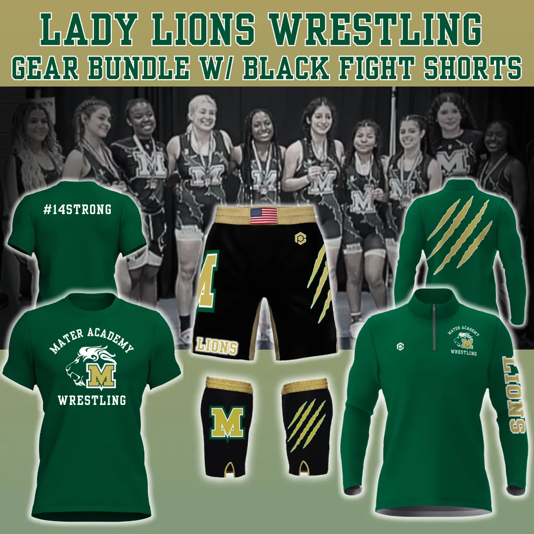 Mater Wrestling - Lady Lions Team Gear Bundle - REQUIRED