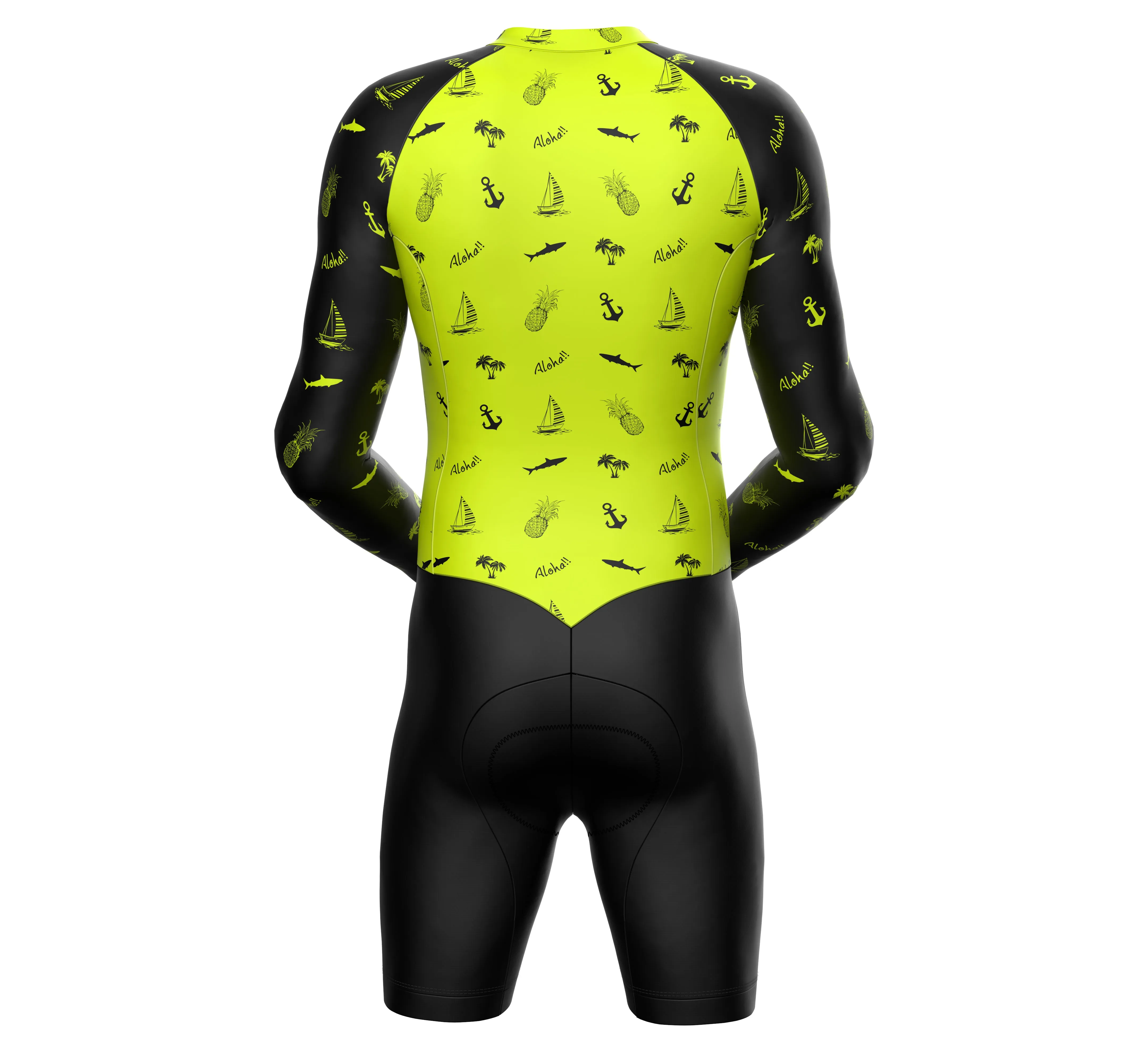 Men Aloha Thermal Cycling Suit