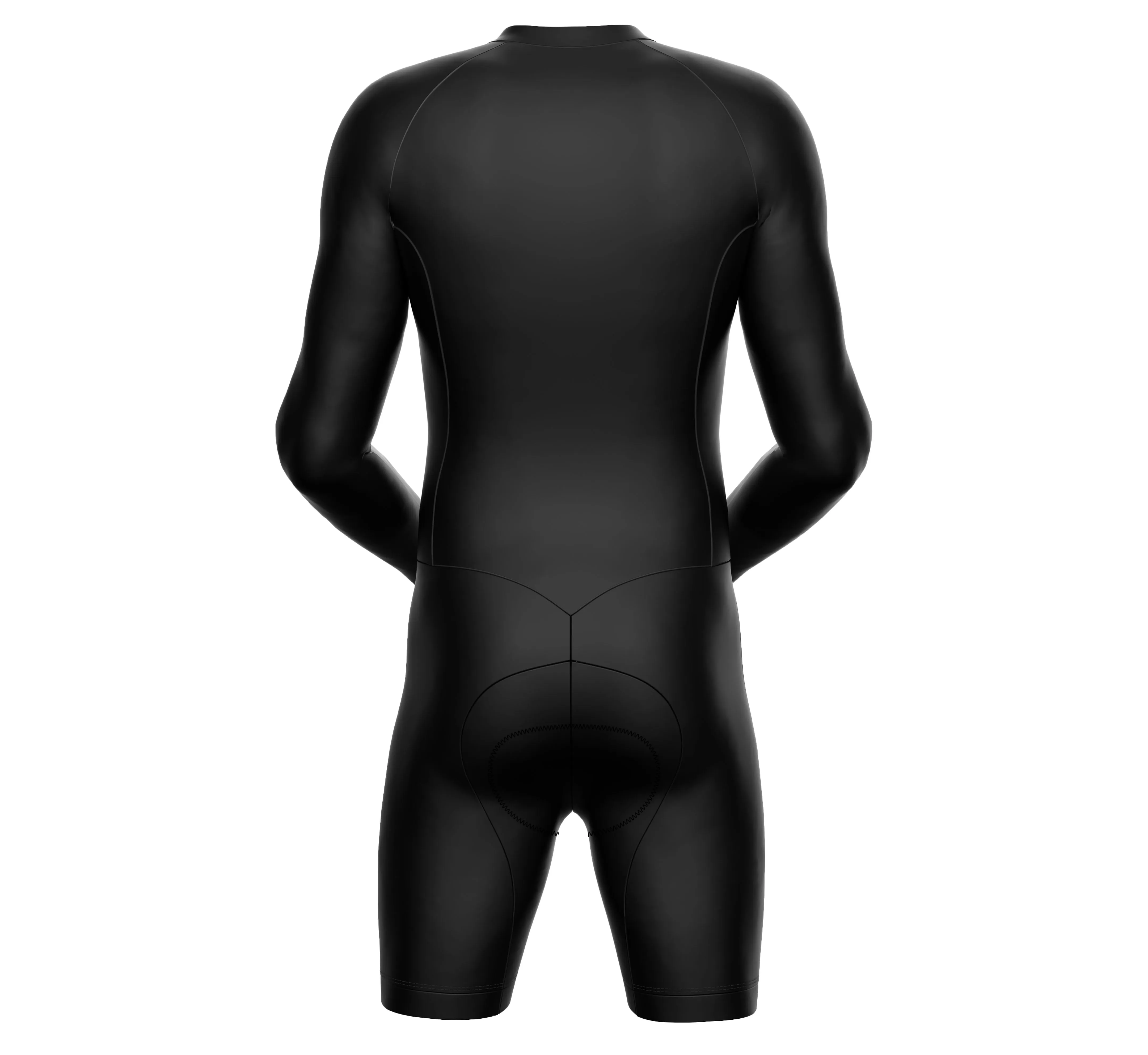 Men Black Thermal Cycling Suit