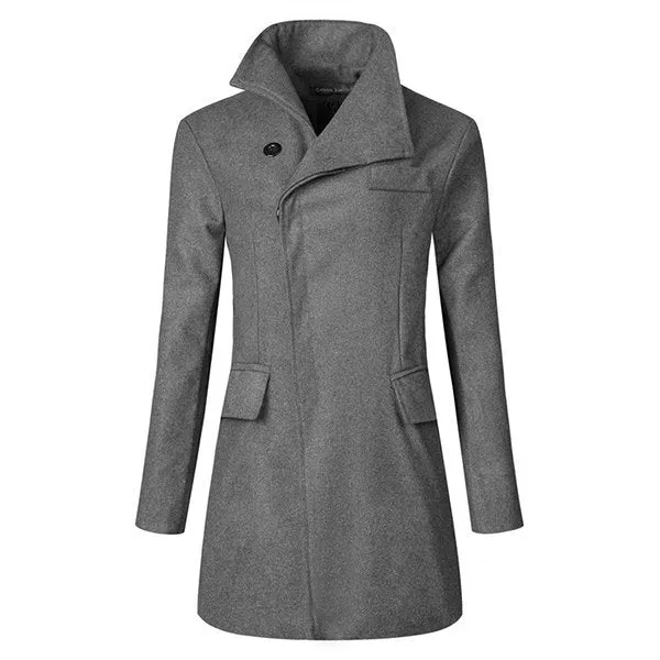 Mid-long Business Casual Trench Coat