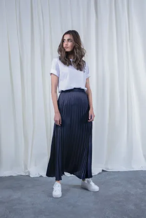 Midnight Pleated Skirt